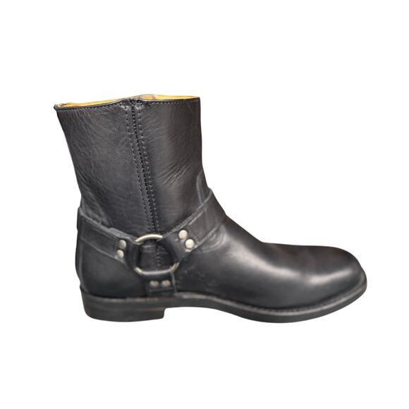 FRYE Philip Harness boots, size Men's 12; 100% Premium Leather; Biker; Western